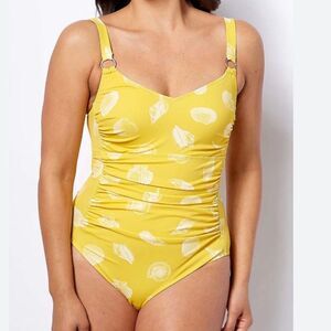 New Isaac Mizrahi Bridgehampton Sea shell Swimsuit Sz 12